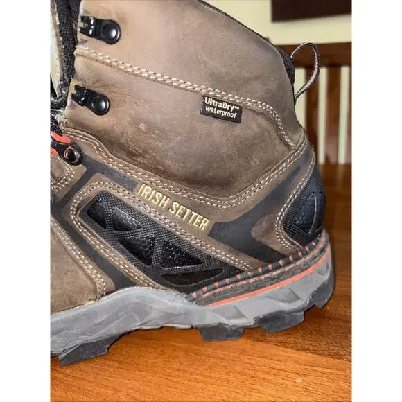 Irish Setter Work Boot Crosby Leather Safety Toe Mens Size 14 D - Picture 2 of 9